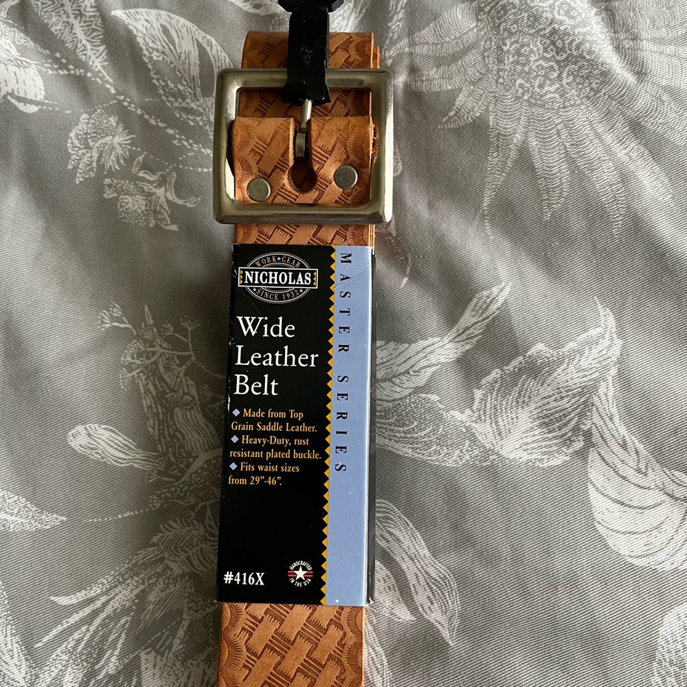 New Vintage McGuire Nicholas wide work belt